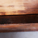 Biedermeier side table, restored, walnut, austria, 1820s