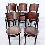 Set of 8 Thonet chairs