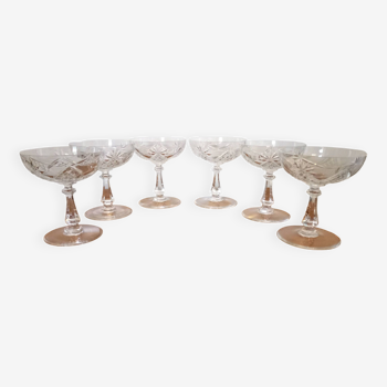 Val St Lambert crystal bowls