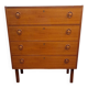 Vintage chest of drawers with 4 drawers in teak – Sweden, 1960