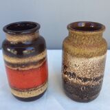 Deux vases Scheurich West Germany, années 60