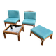 Rattan salon attributed to Alberto Smania.