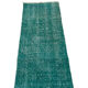 Vintage distressed turkish rug runner , 307 x 48 cm