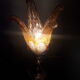 copper brass bronze lamp tulip ancient murano Italy very beautiful