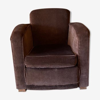 Fauteuil marron