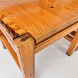 Set of 4 Mid Century Scandinavian Pine Dining Chairs, 1960s
