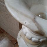 Alabaster column lamp