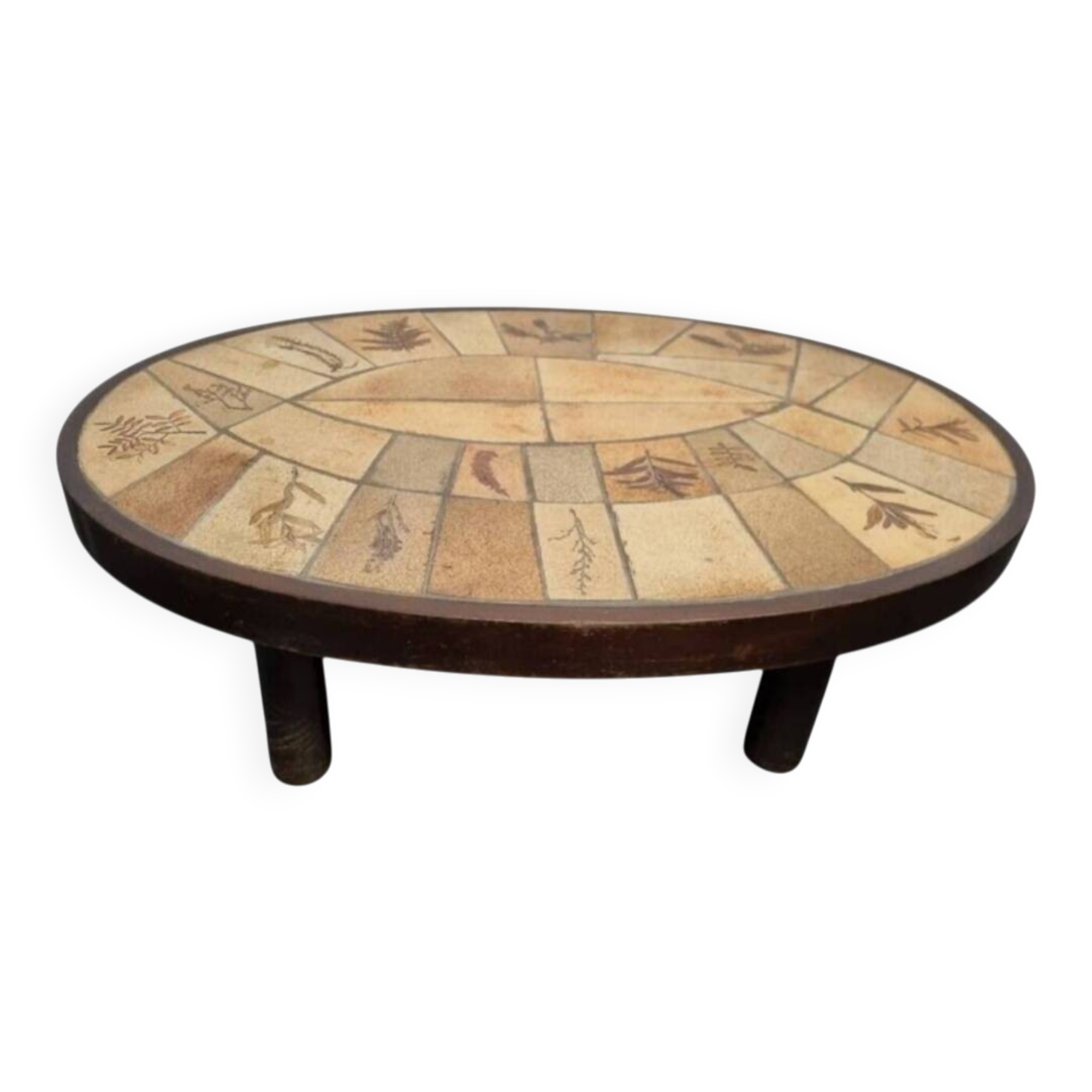Vallauris ceramic coffee table