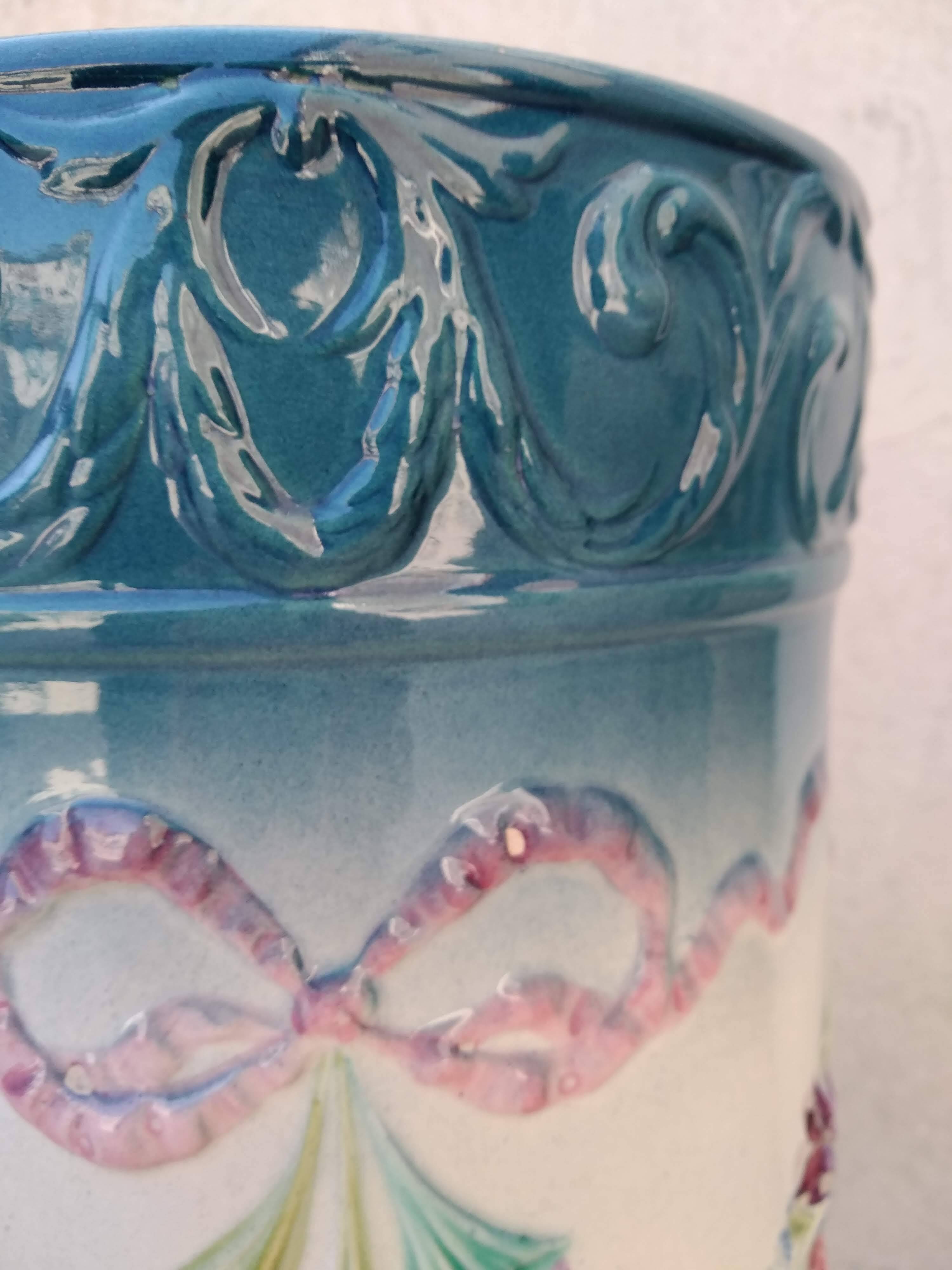 Longchamp Terre de Fer Barbotine ceramic umbrella stand