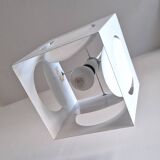 White metal pendant lamp by Shogo Suzuki for Orno, Finland 1960's