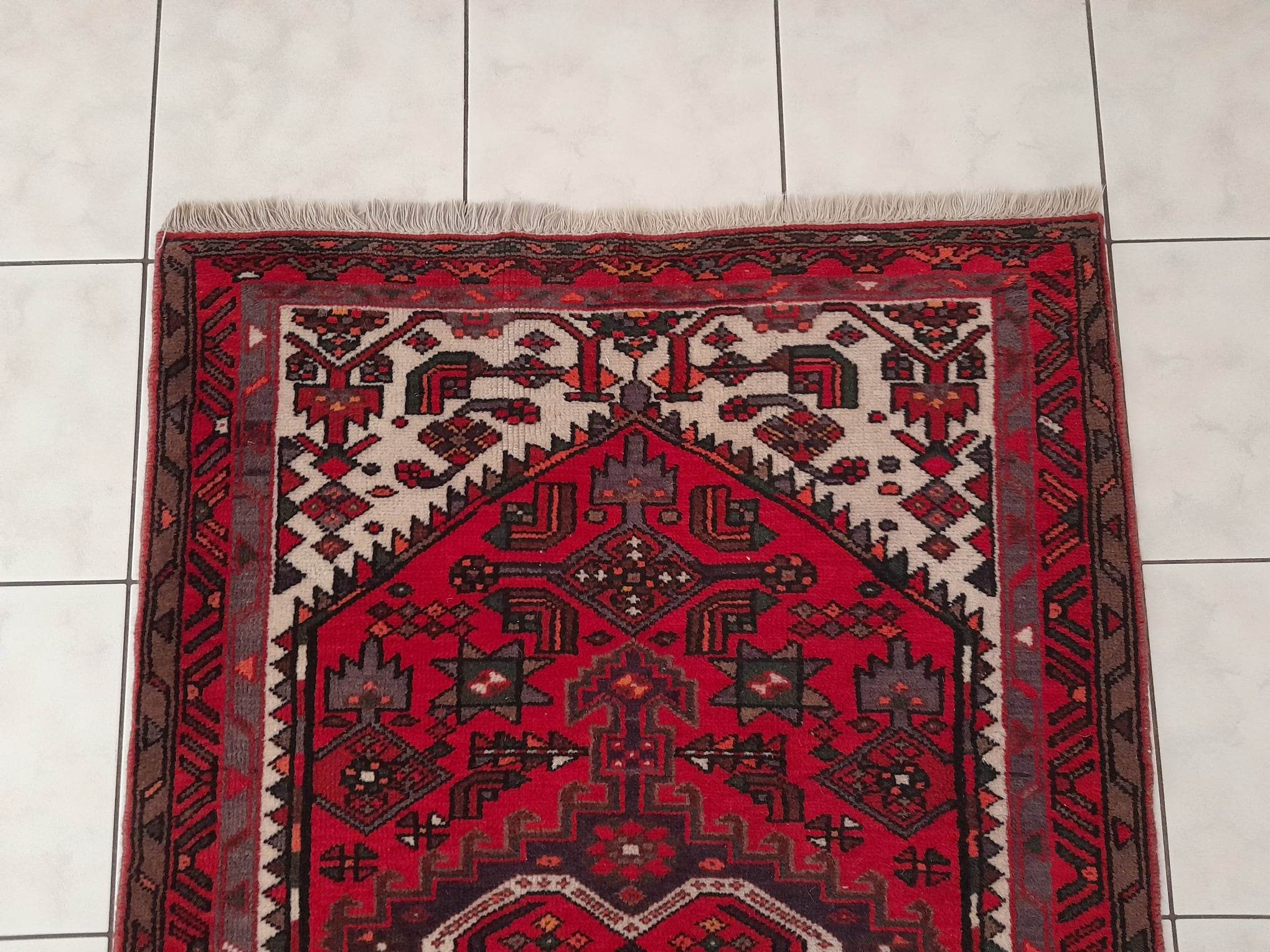 Handmade Persian Zangian Rug 166x103cm