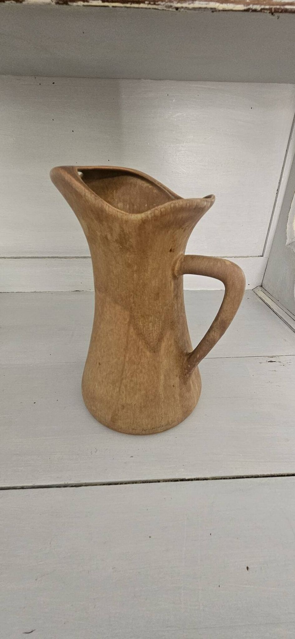 Vintage handmade stoneware jug