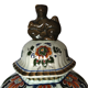 Vintage Delft Porcelain White Floral Vase