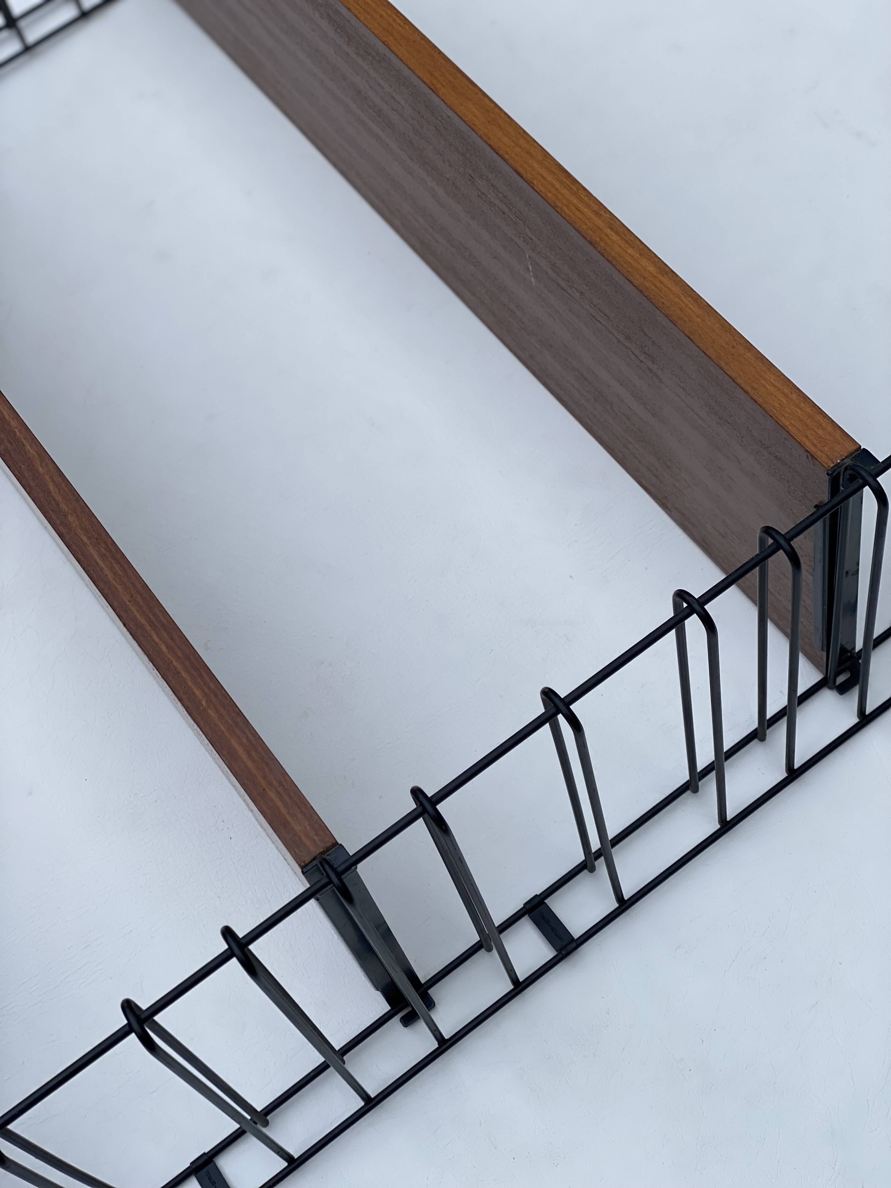 Vintage Teak Wall Shelves by Tomado