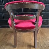 old carved office desk chair