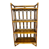 Rattan shelf