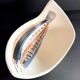 Earthenware "fish" cut by roger capron vallauris