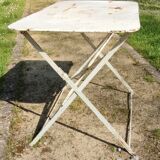 Old small outdoor table