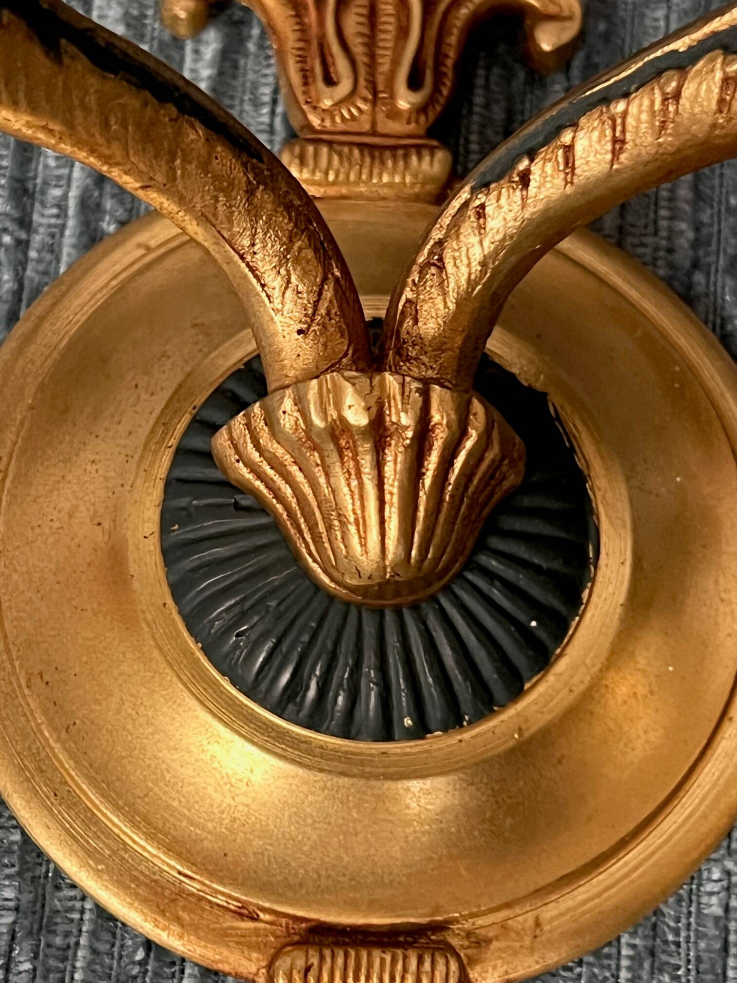 Pair of Empire style wall lights.