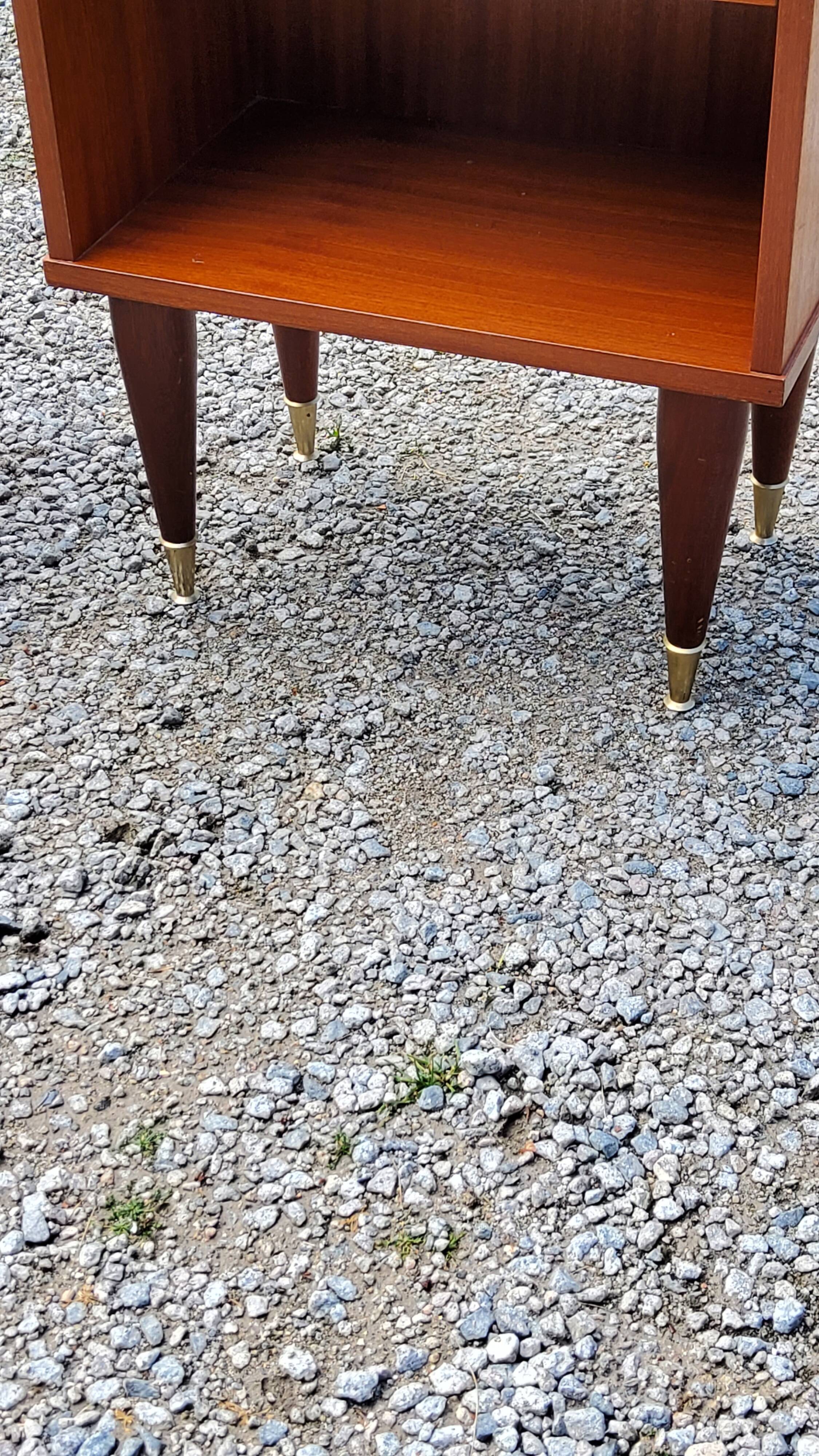 Pair of vintage bedside tables from the 60s in Scandinavian style