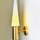 Brass Coloured Double Wall Lamp By Hans-Agne Jakobsson For Markaryd, Sweden, 1960'S