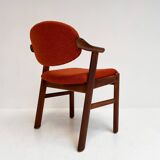 Set reupholstered Danish design chairs by Schou Andersen, 1960s