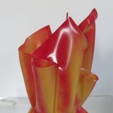 Draped chaplain lamp, Les Exclarares, in polycarbonate, 1980