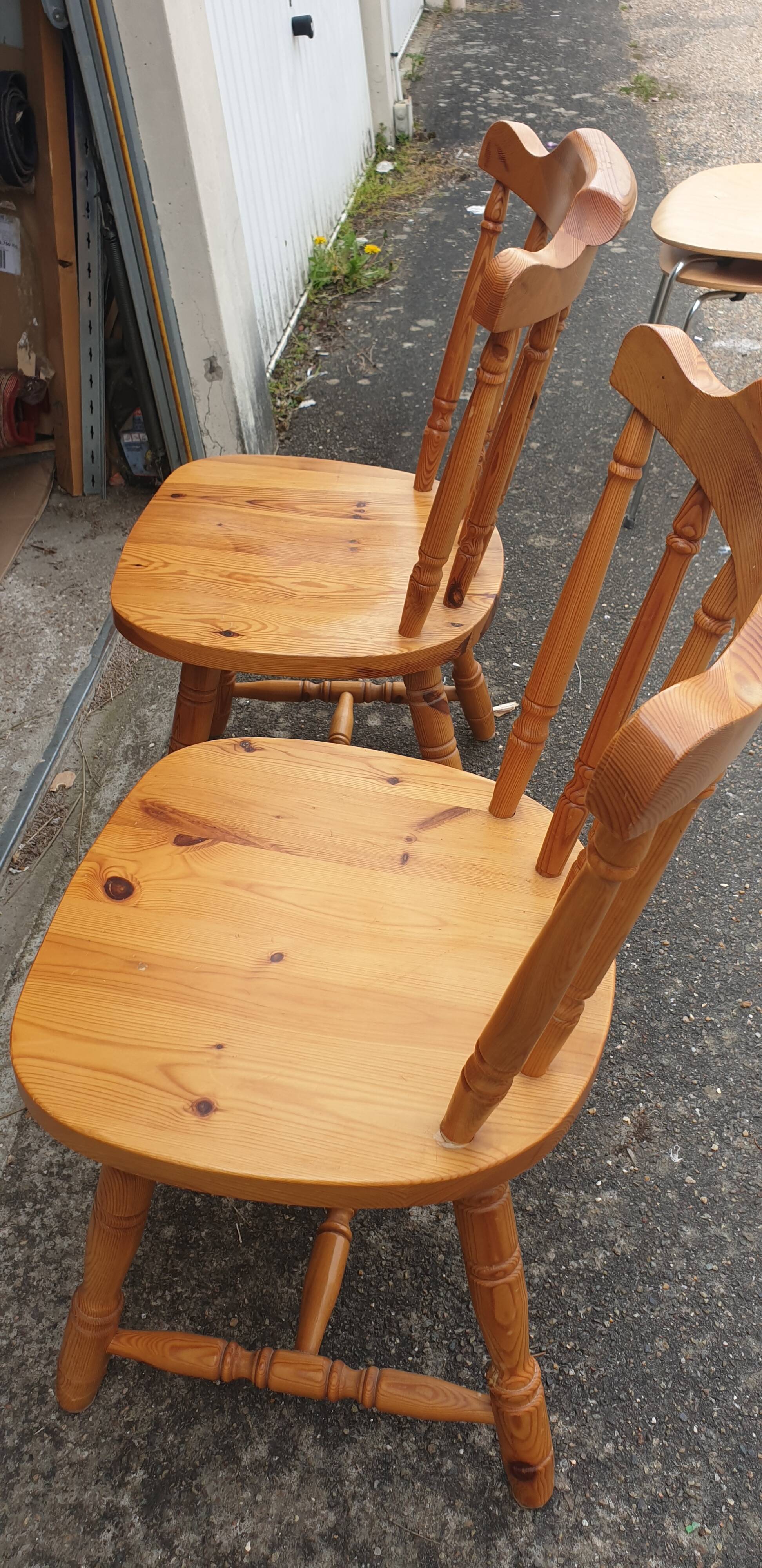 2 chaises western