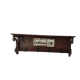 Wall-mounted coat rack, entryway shelf