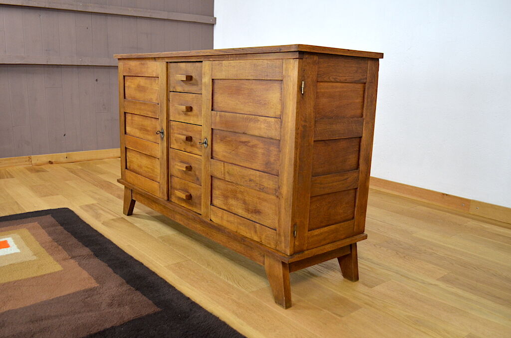 Sideboard oak René Gabriel 1950