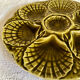 Lot 6 plates of oysters barbotine Sarreguemines
