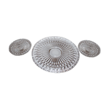 Set of flat underside and 2 vintage bottle unders