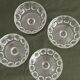 Set of 4 glass ice cream bowls