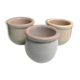 Lot de 3 pots en grès vintage