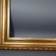 Frame nineteenth century wood stucco gilding gold leaf 70x62 cm, foliage 54x46 cm SB