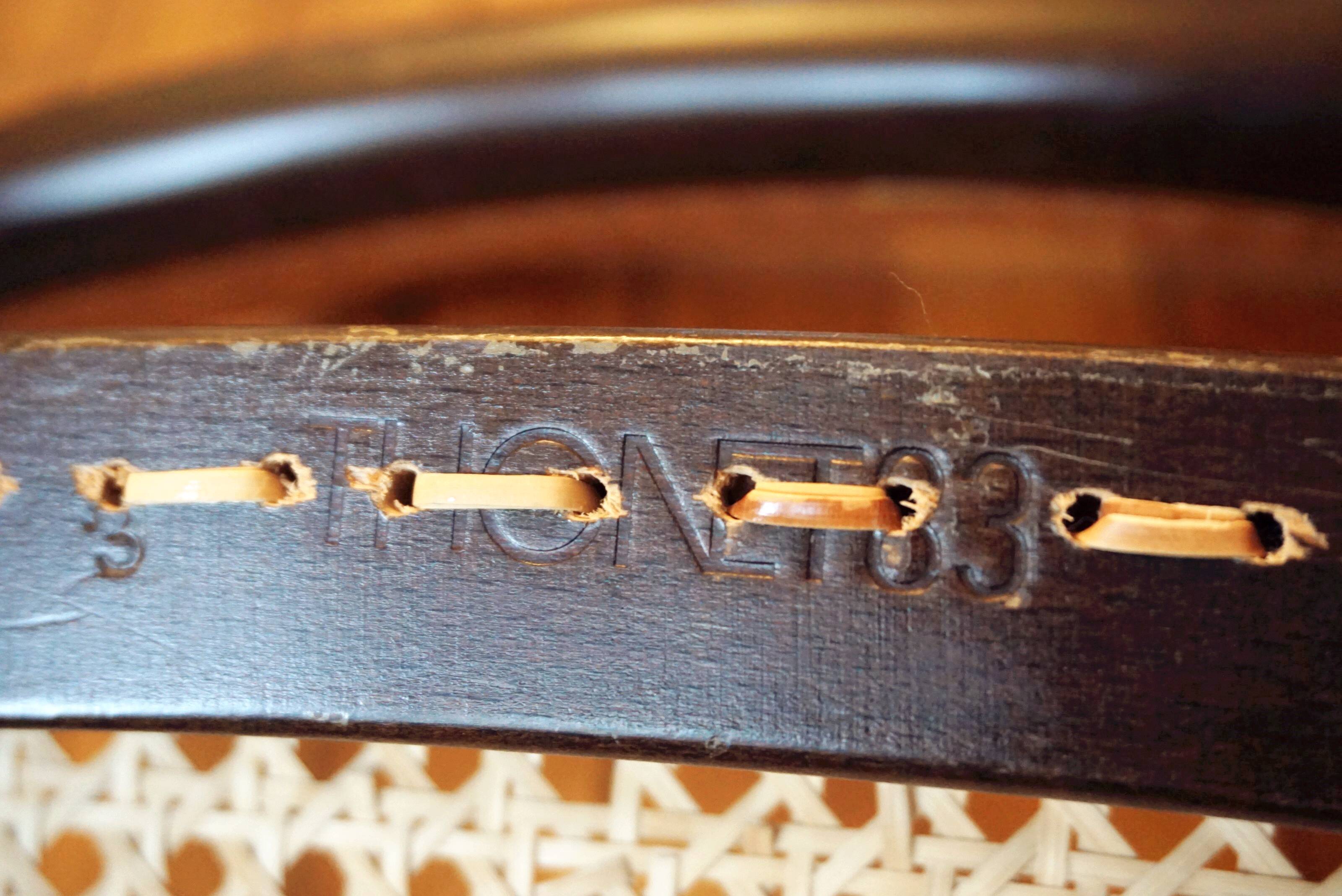 Set of 4 chairs cesca B32 Marcel Breuer by Thonet