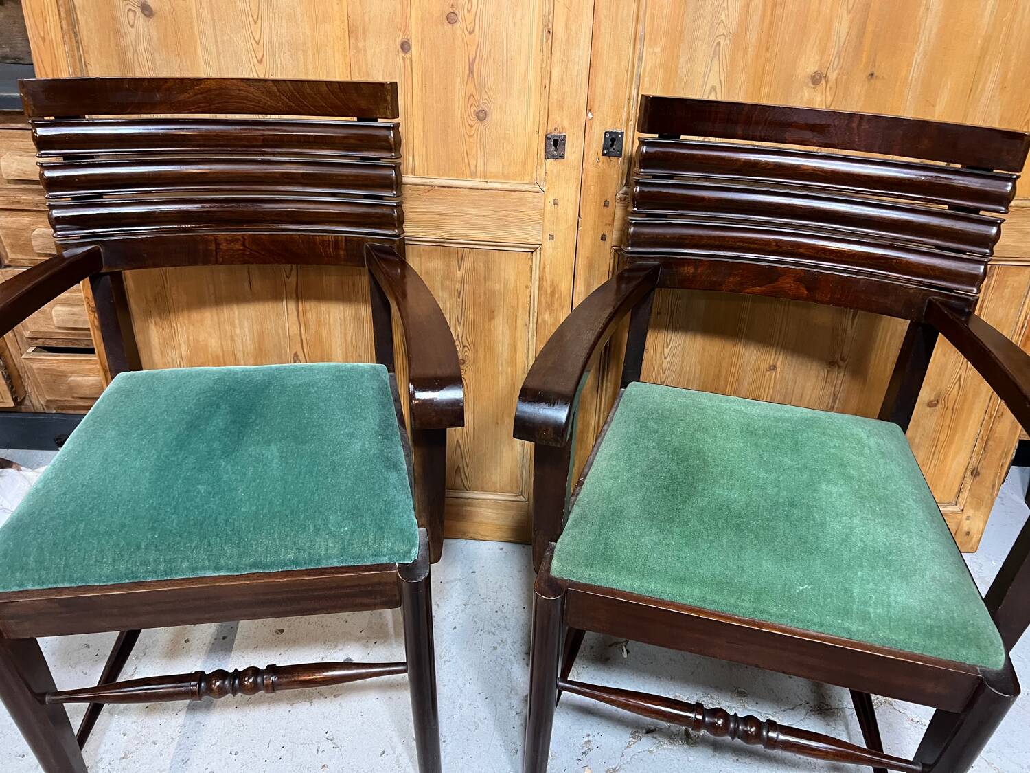 Pair of Gaston Poisson armchairs