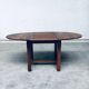 Popular Work Oak Extendable Dining Table, France, 1930s