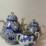 Blue White Japanese Porcelain Tea Set