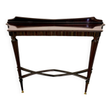 Ebonized Beech Console Table, Vintage 1960s Italian Design, Excellent