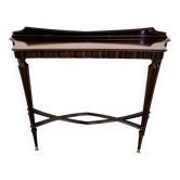 Table Console en Hêtre Ébène, Design Italien Vintage des Années 1960, Excellent état