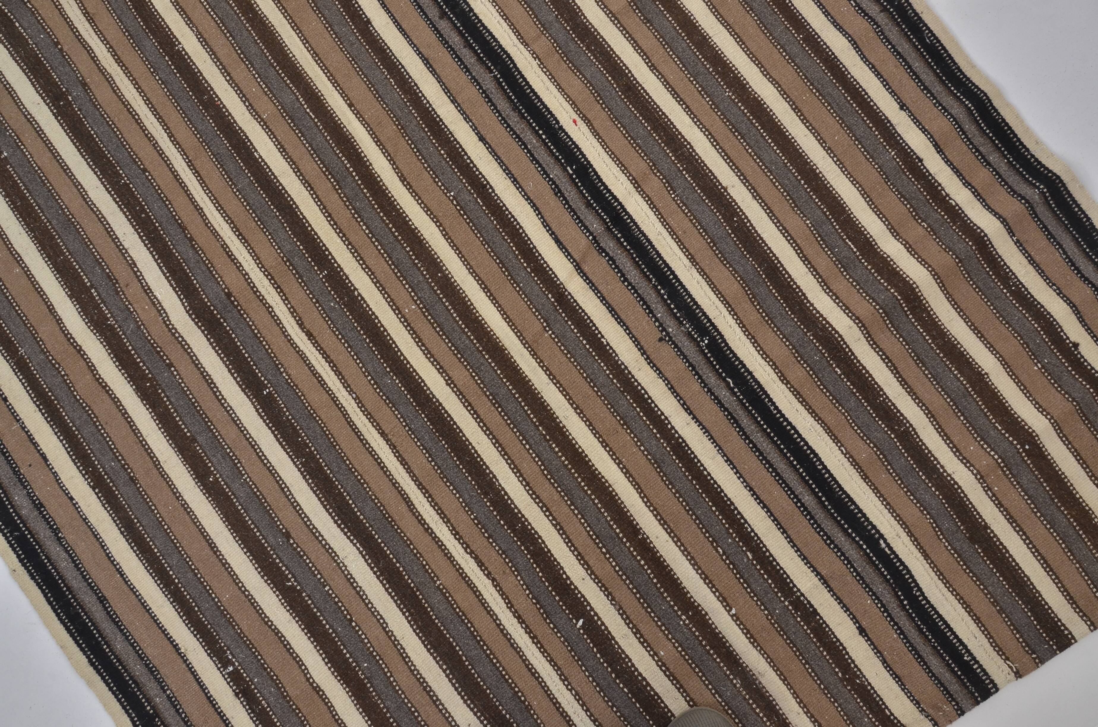 Vintage Stripe Handade Oushak Rug sku  1679