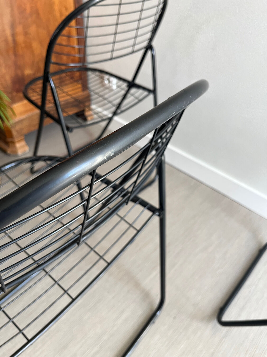 Vintage folding chairs Aland by Niels Gammelgaard