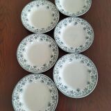 6 St Amand "Jane" iron clay soup plates