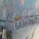 Marine painting, oil painting, signed BONEN