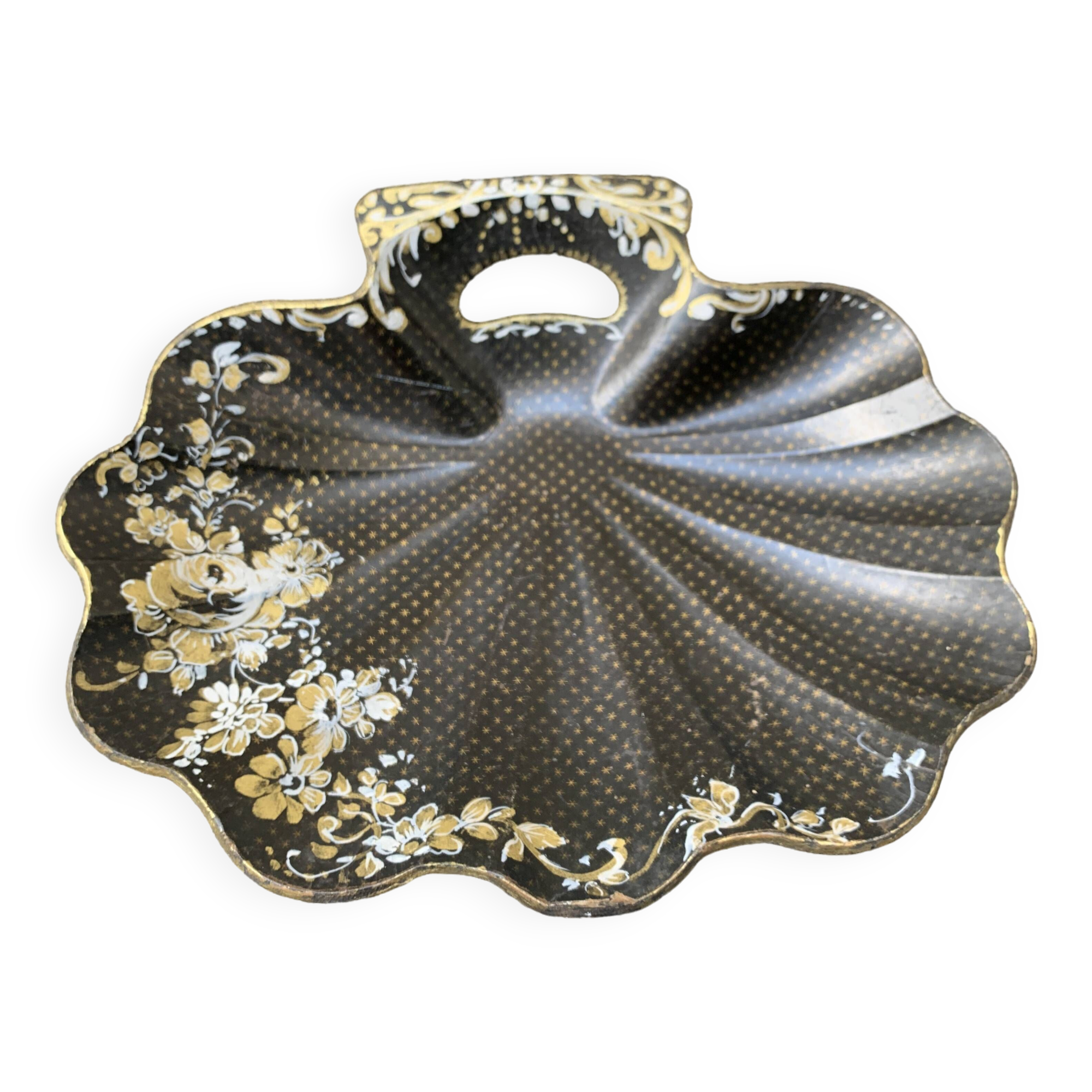 Napoleon III boiled cardboard pocket tray