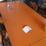 Table formica orange brand Rotub vintage
