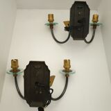 Pair of 40's wall light