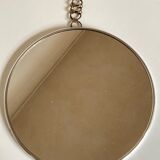 Mirror 1960 golden brutalist chain