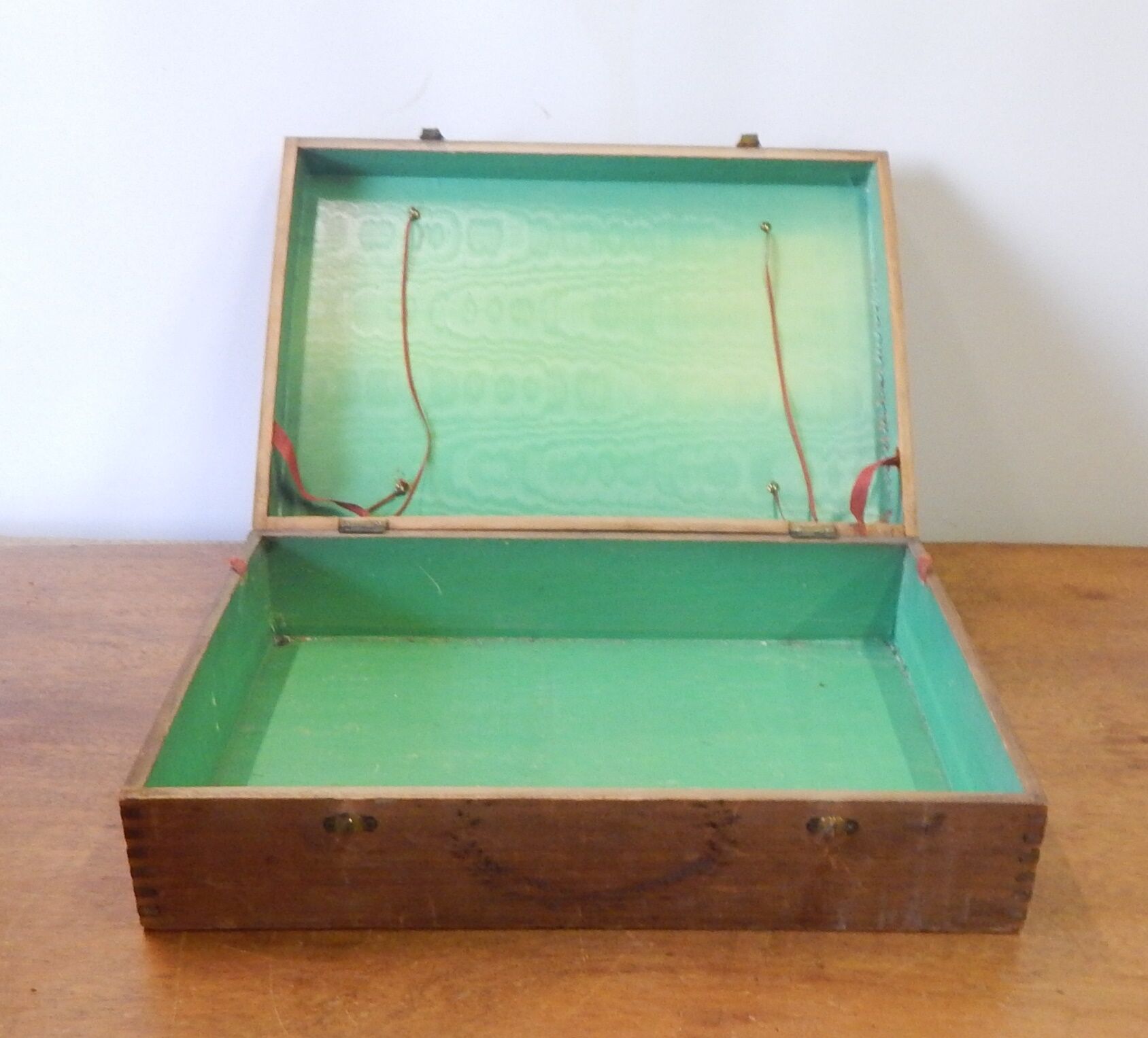 Old box wooden Tenon mortise 1960s